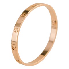 Cartier Love Bracelet Rose Gold Size 19