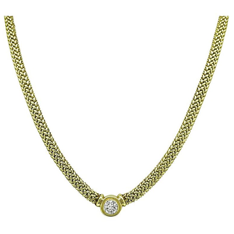 1.25ct Diamond Gold Necklace
