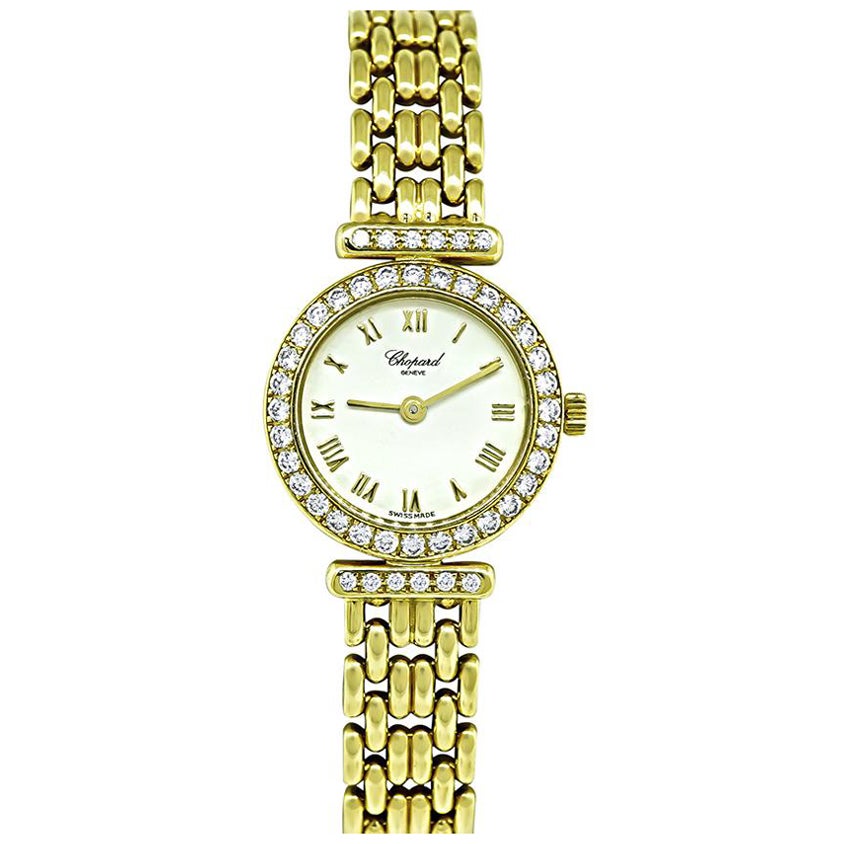 Chopard 0.80ct Diamond Gold Watch