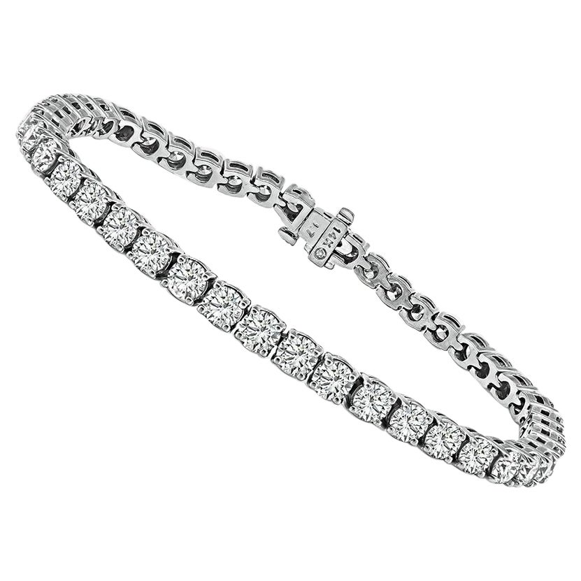 9.00ct Diamond Gold Tennis Bracelet