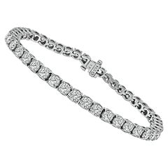 Bracciale Tennis in oro con diamanti 9.00ct