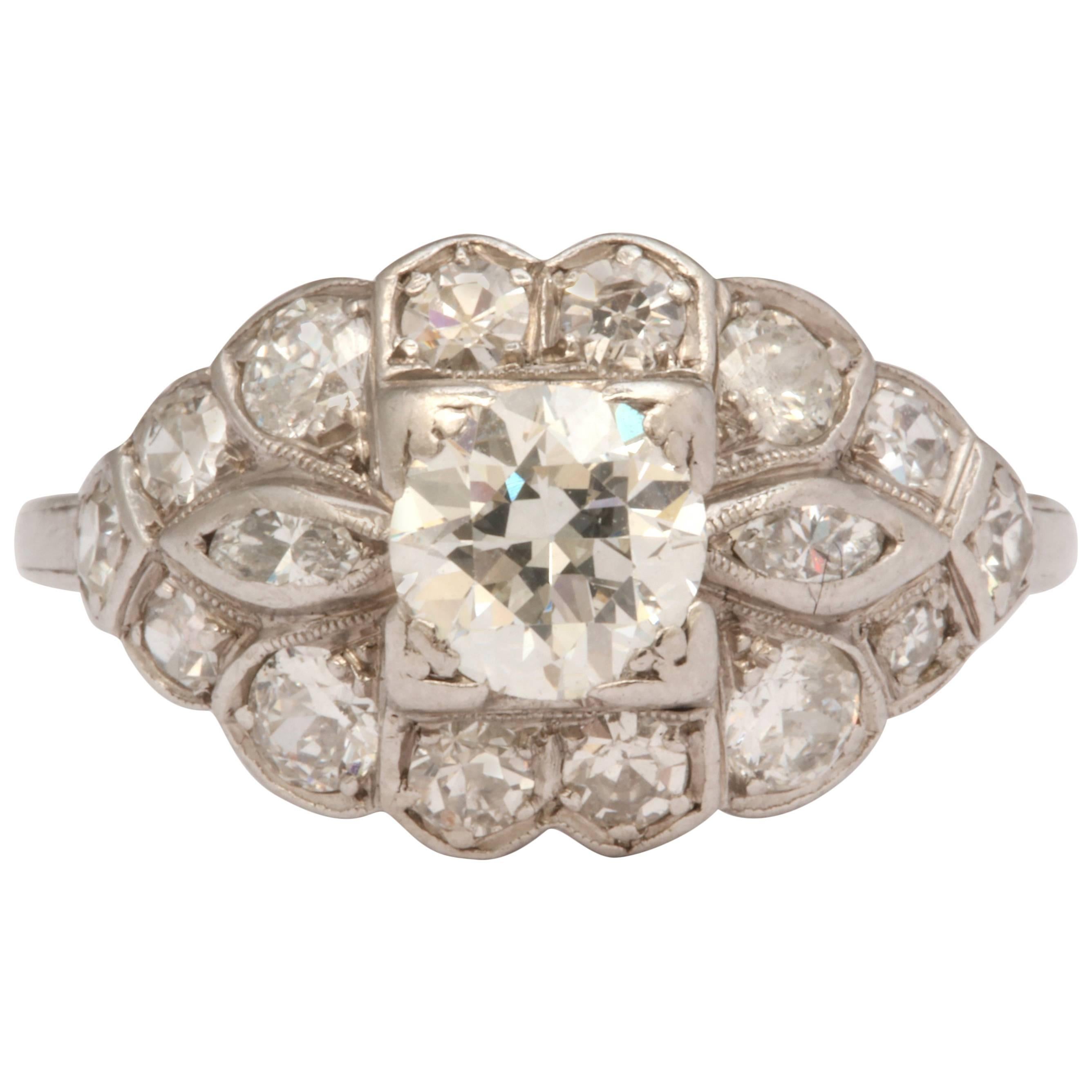 Art Deco Engagement Ring