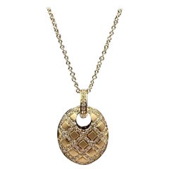 Collana di diamanti Effy in oro giallo 14 carati -0,30 carati, regolabile