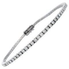 Alexander Beverly Hills - Bracciale tennis con diamanti F VS da 1,86 carati - Oro bianco 18 carati