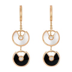 Cartier Rose Gold Amulette De Cartier XS Earrings B8301251