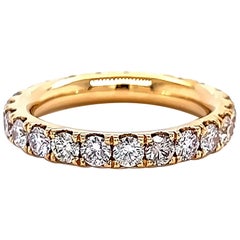 Alexander Beverly Hills 0,88ct Runde Diamant Eternity Band 18k Gelbgold 6,75