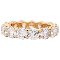 Alexander Beverly Hills 5,05ct Runde Diamant Eternity Band 18k Gelbgold 6
