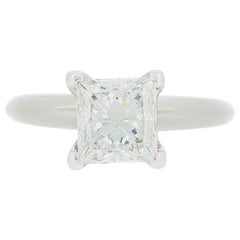 1.59 Karat Diamant im Prinzessinnenschliff Solitär Verlobungsring