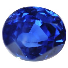 Saphir bleu fleur naturel, non chauffé non traité 2.87ct Sri-Lanka(ceylon)