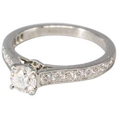 Cartier Diamond Platinum Engagement Ring