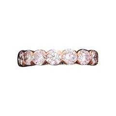 Bracelet d'éternité en diamant rose naturel certifié de 4,25 ct