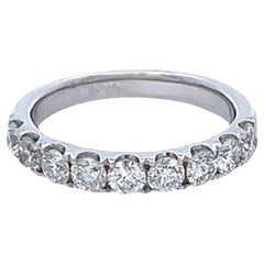Alexander Beverly Hills 1,13 Karat runder Diamant Eternity-Halbband 18k Weißgold