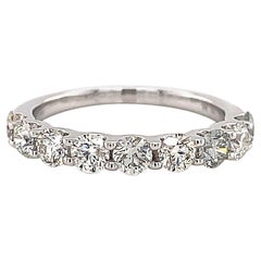 Alexander Beverly Hills 1,24 Karat runder Diamant Eternity-Halbband 18k Weißgold