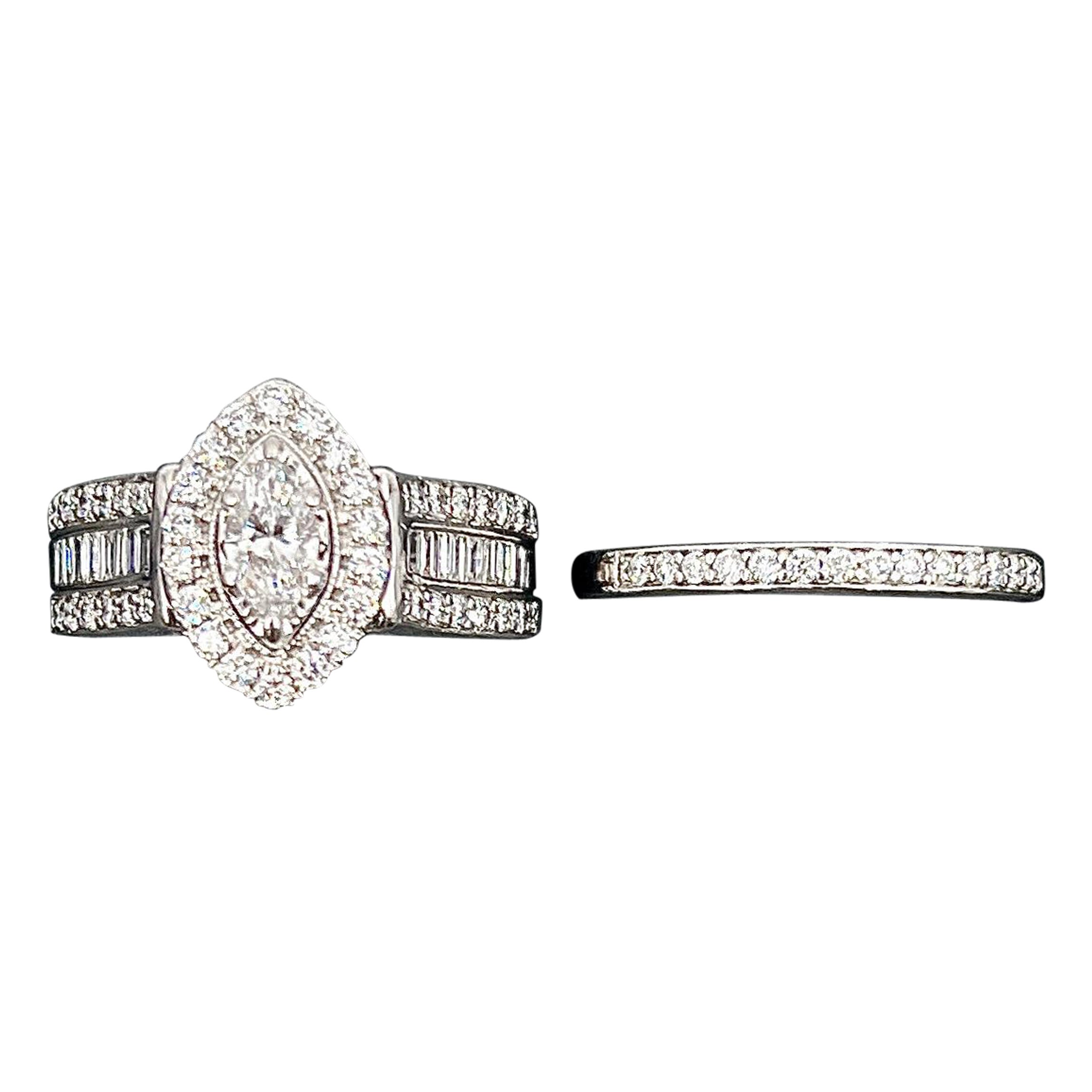 3.00 ct Diamond Ring Engagement Set For Sale