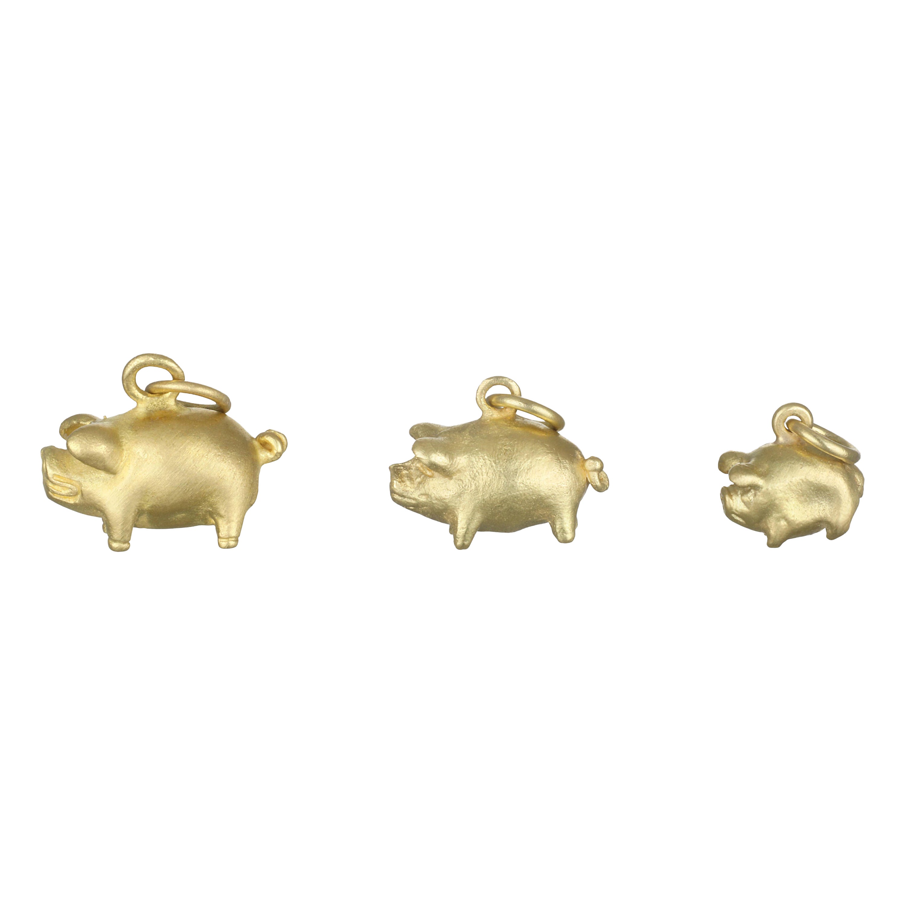 Faye Kim Breloque porc en or 18 carats - Moyen