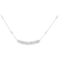Alexander Beverly Hills 1.72ctt Oval Diamond Pendant Necklace 18k Yellow Gold