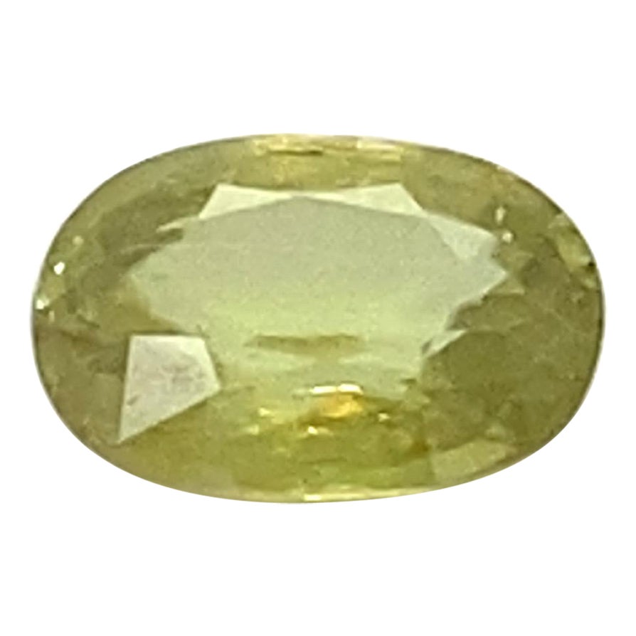 2.10 Carat Oval Cut Sphene Loose Gemstone