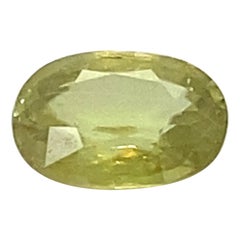2.10 Carat Oval Cut Sphene Loose Gemstone