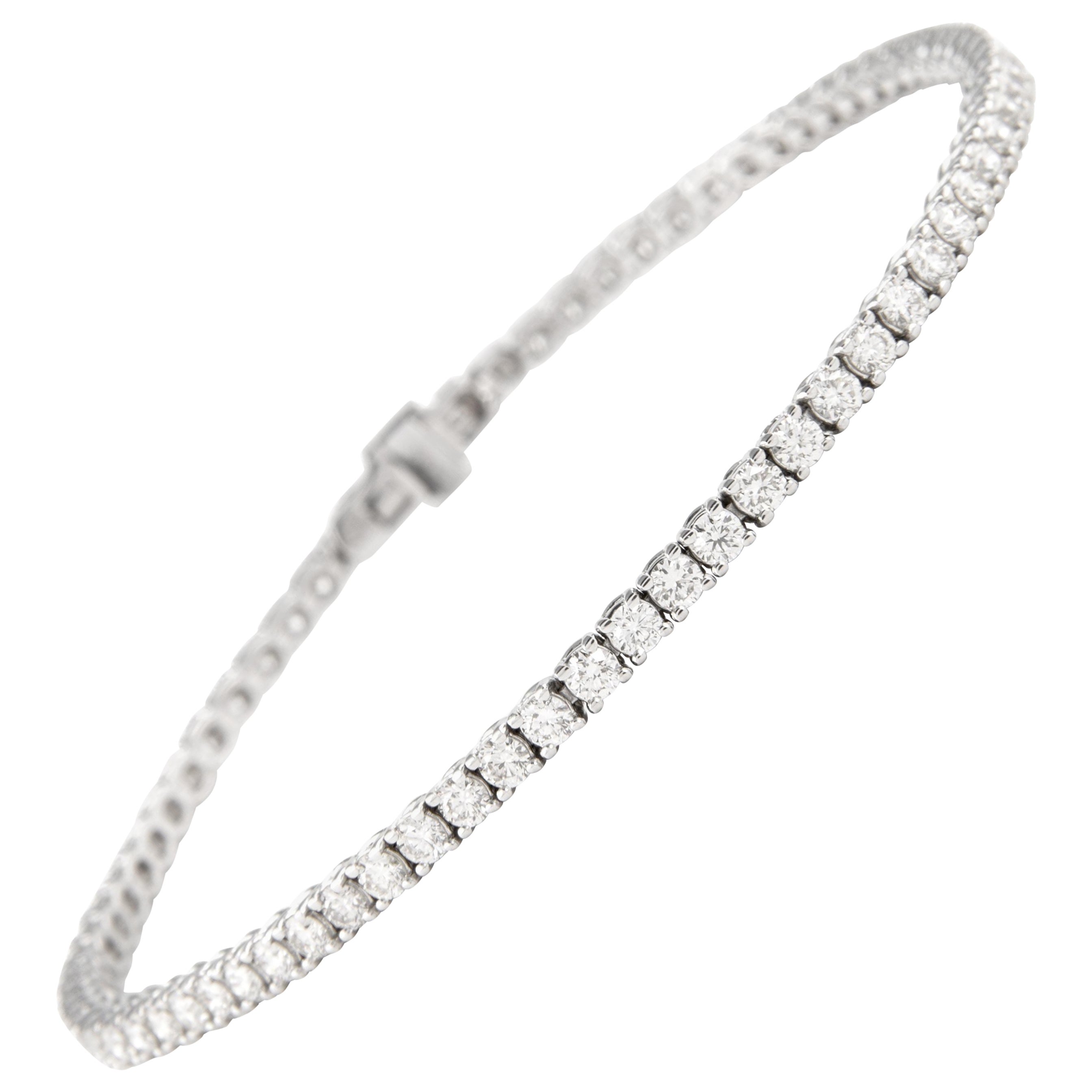 Alexander Beverly Hills 2.71 Karat Diamant-Tennisarmband aus Weißgold