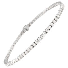 Alexander Beverly Hills Bracelet tennis en or blanc avec diamants 2.71 carats