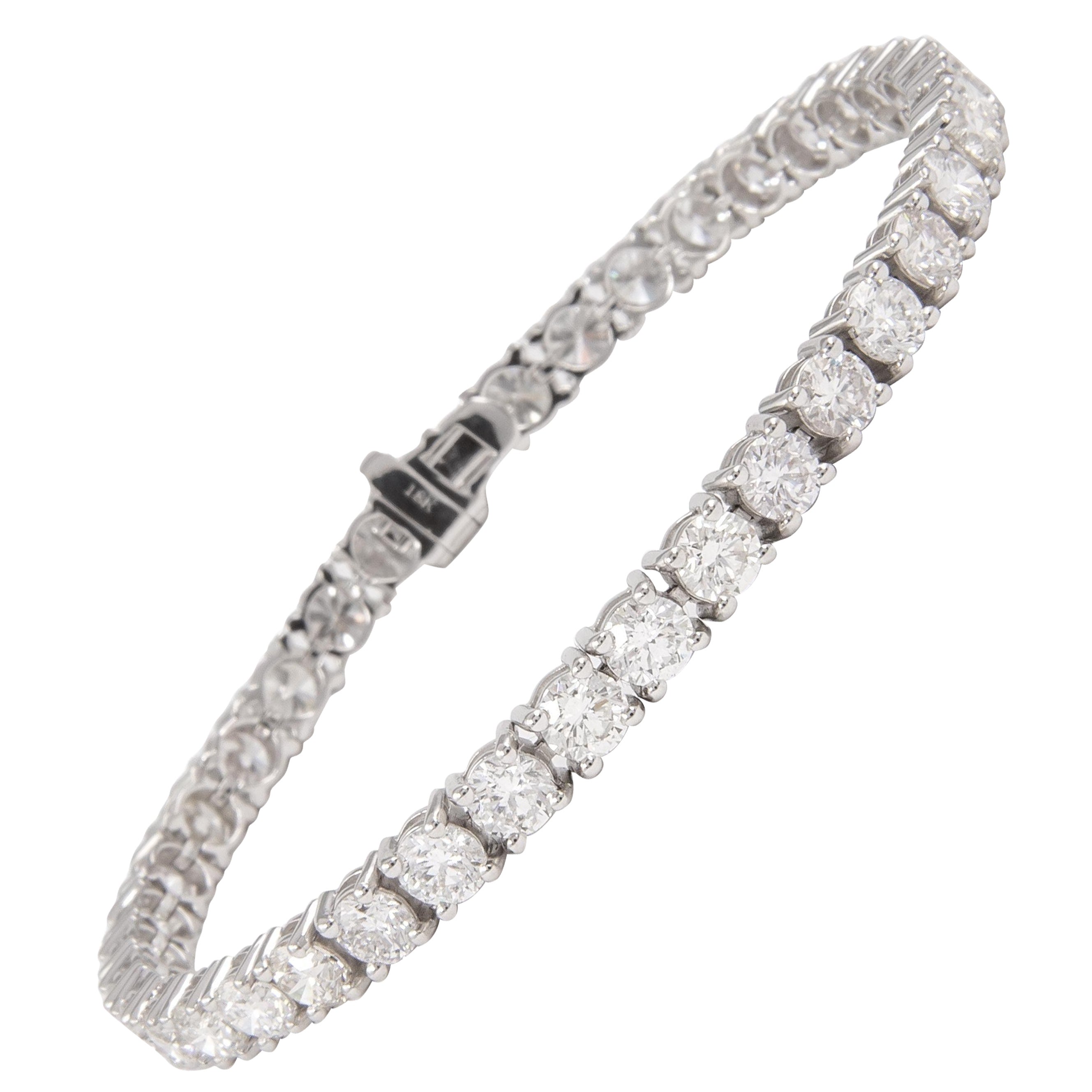 Alexander Beverly Hills 10,32 Karat Diamant-Tennisarmband 18k Weißgold