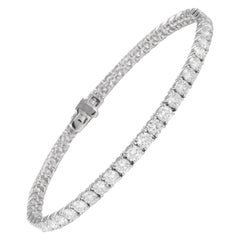 Alexander Beverly Hills Bracelet tennis en or blanc 18 carats avec diamants de 5,98 carats