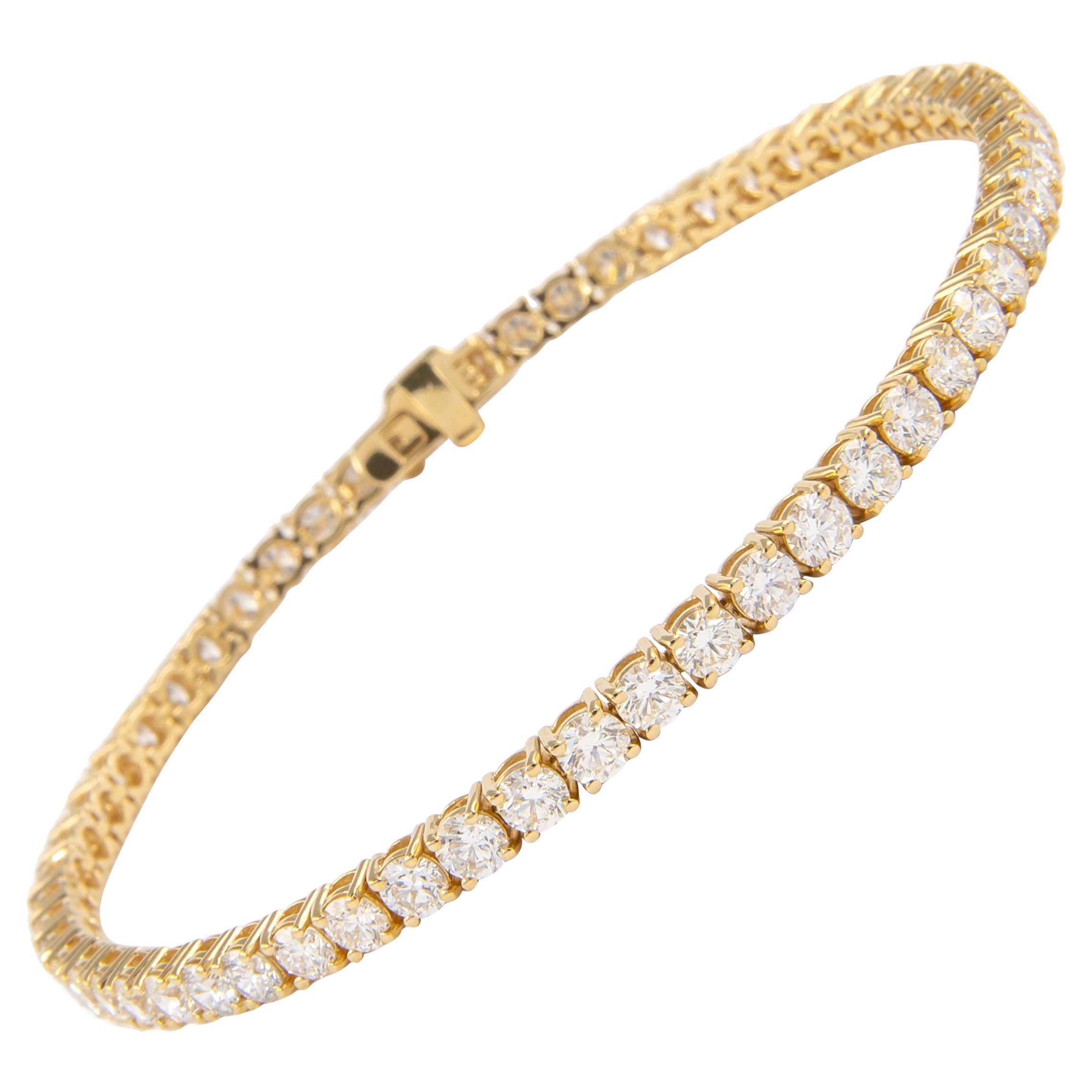 Alexander Beverly Hills - Bracciale tennis con diamanti 6.14ct - Oro giallo