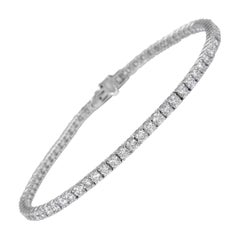 Alexander Beverly Hills Pulsera de tenis de diamantes de 3.72 ct Oro blanco