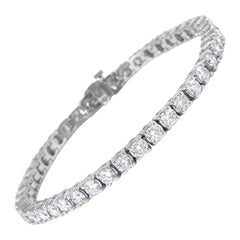 Alexander Beverly Hills Pulsera de tenis con diamantes de 6,86 ct Oro blanco 18k