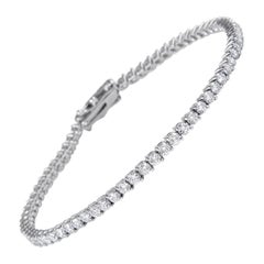 Alexander Beverly Hills Bracciale Tennis con 3,61 carati di diamanti F VVS2 in oro bianco 18 carati