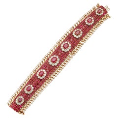 Harry Winston Ruby and Diamond Bracelet