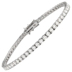 Alexander Beverly Hills Bracciale Tennis 4,82ct Diamond D VVS1 Oro bianco 18k