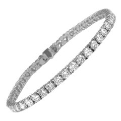 Alexander Beverly Hills 8.56ct Diamond D color Tennis Bracelet White Gold