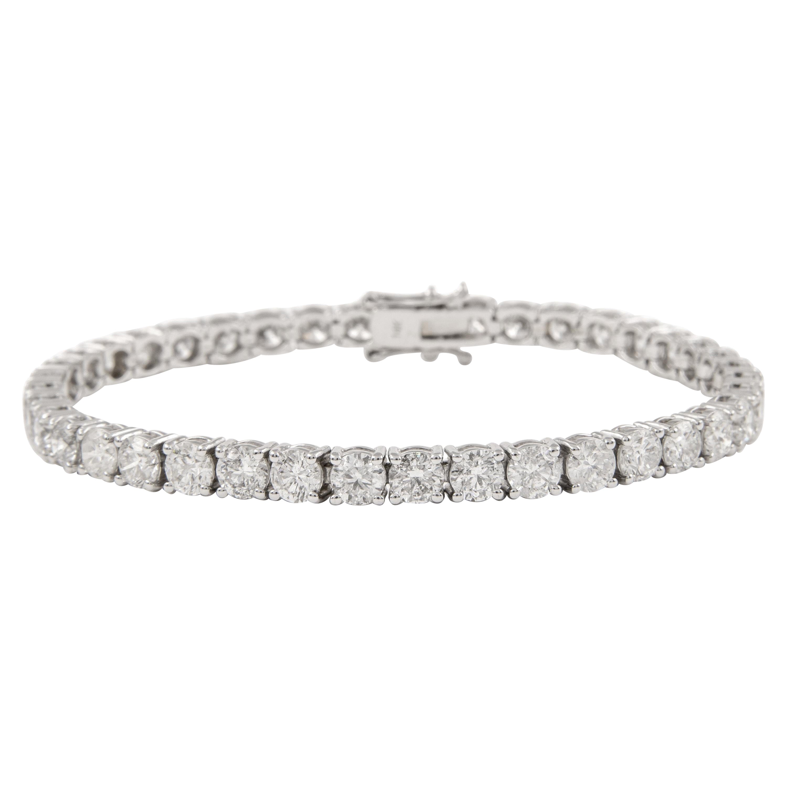 Alexander Beverly Hills 12.19ct Diamond Tennis Bracelet White Gold