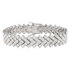 Alexander Beverly Hills 18.18ct Five-Row Diamond Bracelet 18k White Gold
