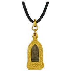 Nirvana Nepalese Gold Buddah Pendant by Carolyn Tyler 12