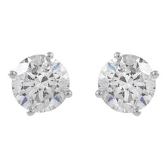 Alexander Beverly Hills EGL 1,98 Karat Diamant-Ohrstecker 18k Weißgold