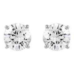 Alexander Beverly Hills EGL 2.02 Carat Diamond Stud Earrings White Gold
