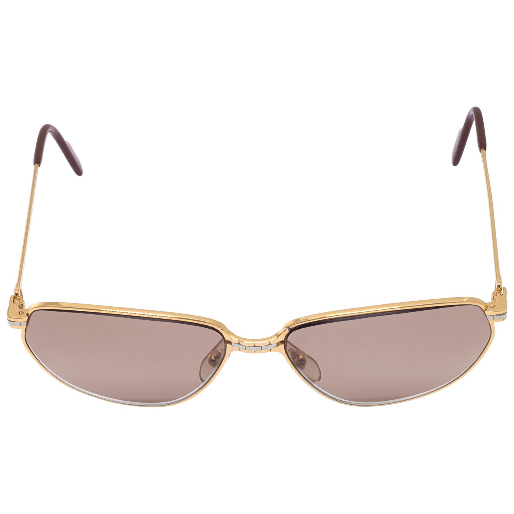 Gold plated Cartier Maillon Panthere glasses