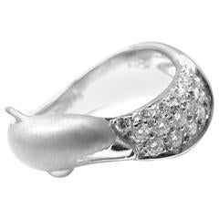 Carrera Y Carrera Dolphin Diamond White Gold Ring