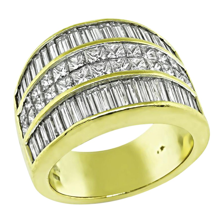 2.80ct Diamond Gold Ring For Sale