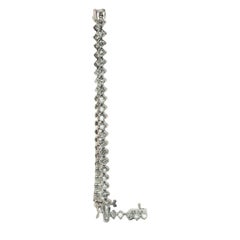 Natural Diamond Tennis Bracelet 14K White Gold 3.00 TDW