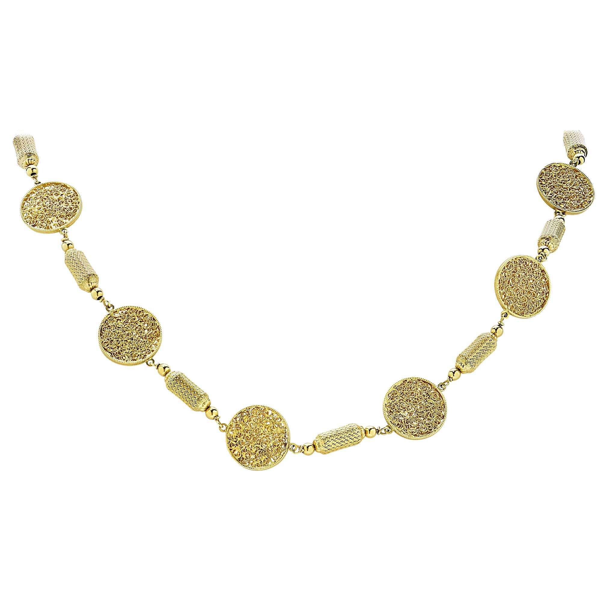 Yellow Gold Necklace