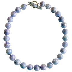 Lavendel Mystic Mondstein Choker Halskette