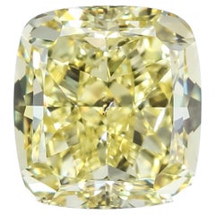Alexander Beverly Hills GIA 3.02ct Cushion Fancy Intense Yellow Diamond