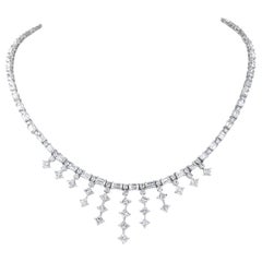 Alexander Beverly Hills 20,24ct Grand Multi Diamond Collana in oro bianco 18k