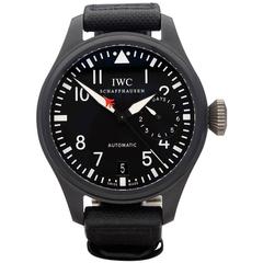 Used IWC Ceramic Stainless steel Big Pilot's topgun Automatic Wristwatch