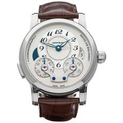 Montblanc Nicolas Rieussec Stainless Steel chronograph GMT Automatic Wristwatch