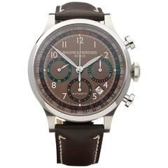Baume & Mercier Stainless Steel Capeland Automatic Wristwatch