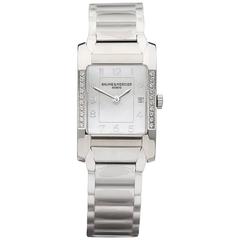 Baume & Mercier Hampton ladies Stainless steel Quartz Wristwatch Ref W3429